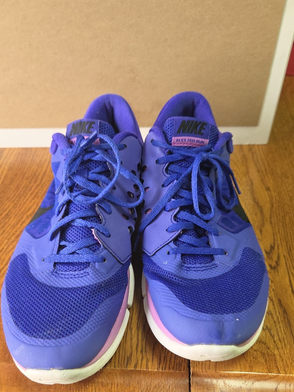 Nike Women’s Purple and Pink Flex Run Athletic Shoes